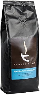 Spiller & Tait Sparkling Water Decaffeinated Coffee Beans 1kg Bag  Fairtrade and Fresh Roasted  Suitable for All Coffee Machines