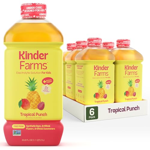 KinderFarms Kids Electrolyte Hydration Drink Tropical Punch