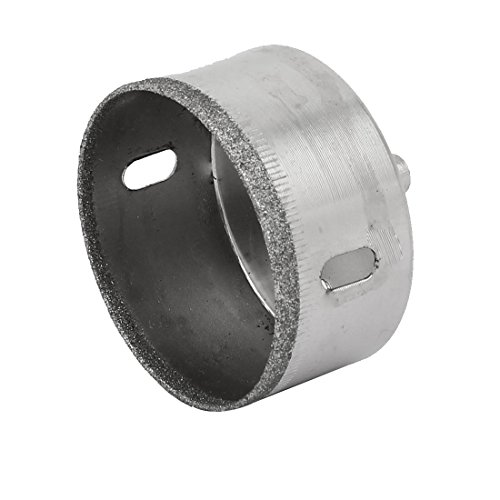 Aexit 60mm Cutting Hole Saws & Accessories Dia Diamond Coated Straight Shank Glass Drill Bit Hole Saw Sets Hole Saw