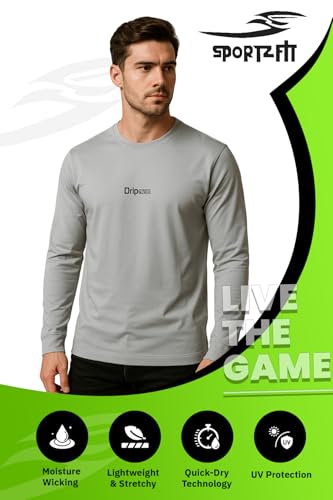 Image of Men's Crew Neck T-Shirt | Premium Polyester Fabric | Breathable, Lightweight, Stylish Activewear for Gym, Training & Casual Wear