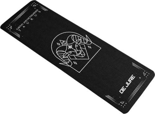 Image of De Jure Fitness Yoga Mat for Women and Men, 13mm Extra Thick Non-Slip NBR Exercise Mat for Yoga, Pilates, Gym & Floor Workouts - with Carry Strap - Aries
