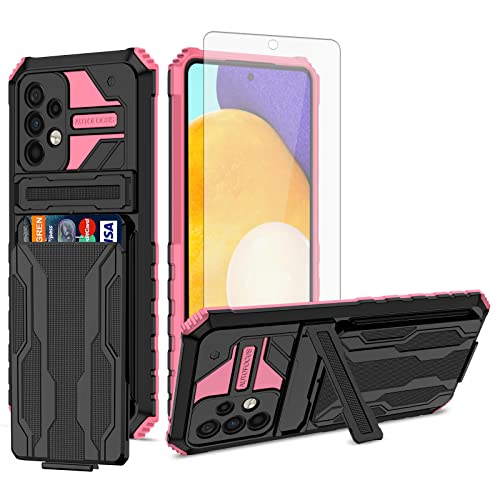 Coque Samsung Galaxy A52 protégeant l'écran et rangeant vos cartes bancaires
