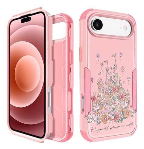 Coque iPhone 17 Plus château mignon - Le cadeau idéal pour adolescentes et filles