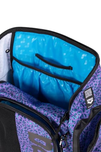 Image of ARENA Spiky III Backpack 45 Swimming Athlete Sports Gym Rucksack Large Training Gear Equipment Swim Bag for Men and Women, 45 Liters, Simone Animalier