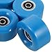Happyyami Non-Illuminated Roller Skating Wheels for Quad Skates Pu Replacement Wheels with Spanner for Easy Installation Suitable for All Ages and Skill Levels