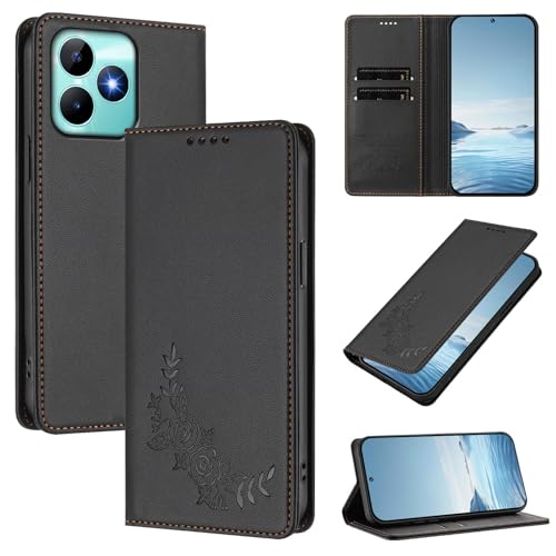 �X�}�z�P�[�X �Ή��@�� for Realme Narzo N53,�Ή��@�� for Realme C51 4G / C51s / C53 4G / Note 50�yRFID�u���b�N�z�y�J�[�h�z���_�[�t�����z �}�O�l�b�g�J�� �X�^���h�@�\�t���z�X�}�z�P�[�X