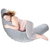 [page_title]-Stillkissen & Lagerungskissen Luchild 190cm Schwangerschaftskissen zum Schlafen Seitenschläferkissen XXL Stillkissen Bezug 100% Baumwolle Multifunktionales maschinenwaschbar Neu (Dot)
