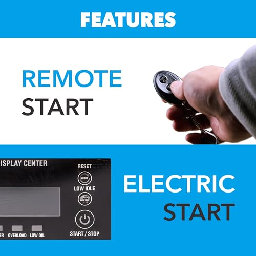 Image of Pulsar PGD125TiSRCO 12500W Tri Fuel Inverter Generator, Gas Propane Natural Gas, Electric and Remote Start, 120V 240V, 50 Amp Output, CO Sentry, ATS Ready