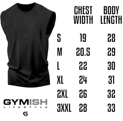 Gymish Lifestyle Gym Workout Tank for Men, Funny Lifting Muscle Tank Top2
