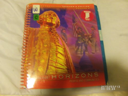 Harcourt School Publishers Horizons: Teacher's Edition Grade 3 Vol 2 2003
