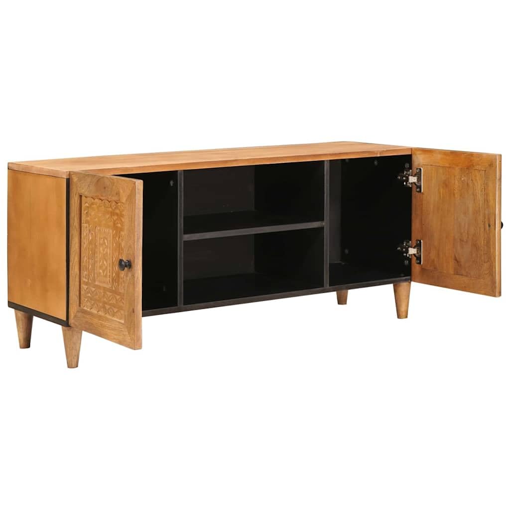 Szafka pod telewizor Ściana jasnobrązowa 105 x 33 x 46 cm