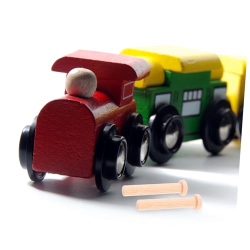 LALAFINA 20 piezas clavos miniatura de madera maciza para proyectos de manualidades y modelismo miniatura 6