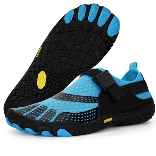 Image of barefoot hiking shoes for women men professional water shoes for women men barefoot hiking shoes for travel wide toe slip resistant breathable