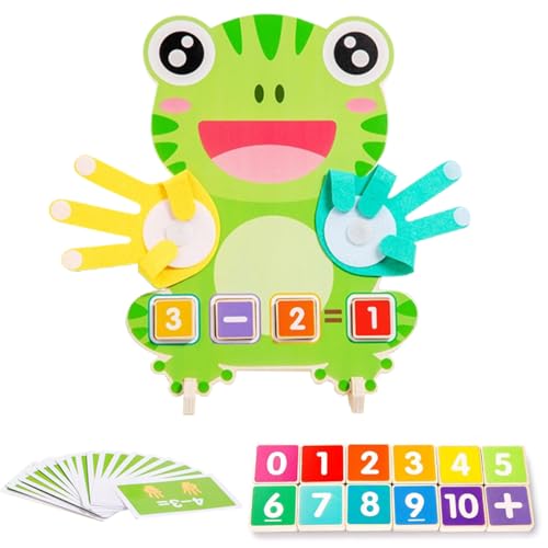 【Apprendimento della numerazione】I giochi di addizione e sottrazione sono adattati alle dimensioni delle piccole mani. In questo modo, i bambini possono capire e visualizzare più facilmente l'addizione e la sottrazione fino a 10, sviluppare una comprensione più profonda dei numeri e migliorare le loro abilità matematiche iniziali.