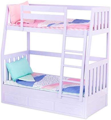Our Generation Bunk Beds For 18 Dolls Lilac Purple Dream Bunks