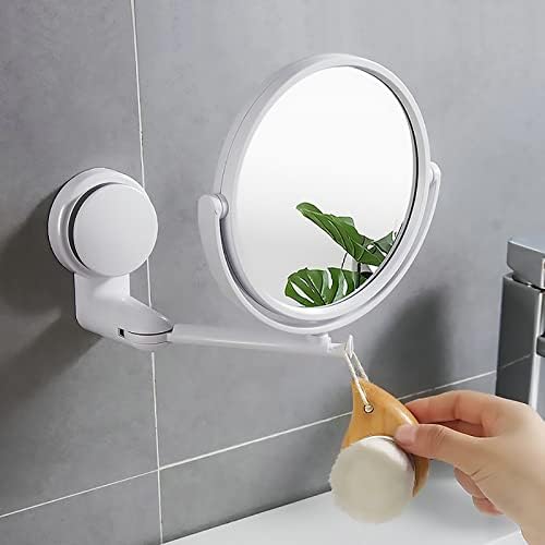 Espejo de Maquillaje Plegable VIGAN Redondo ABS Blanco miniatura 2