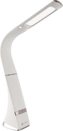 Vista 8 de OttLite lámpara LED recargable de escritorio con tecnología ClearSun LED - Portátil, regulable y cuello de cisne flexible - Lámpara de tarea apta