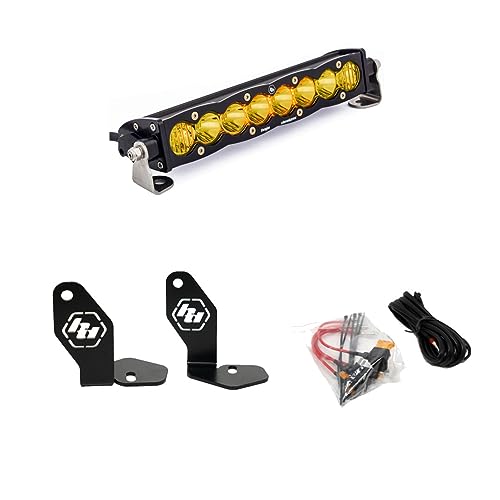 Baja Designs S8 10-Inch LED Bar Hood Mount Light Kit for Polaris ...
