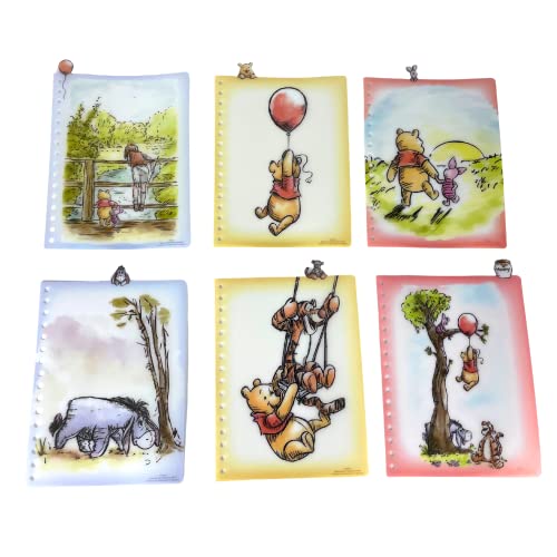 Innovative Designs Disney Winnie The Pooh Tab Journal Notebook, Spiral Bound, 144 Lined Pages, 8 X 7 Inches #TOP3
