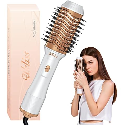 Hair Dryer Brush Hot Air Brush in One, One-Step Hair Dryer and Volumizer Blow Dryer Brush, 4 in 1 Negative Ion Hot Air Styler for Drying, Straightening, Volumizing, Lightweight Hairdryer Brush Cover