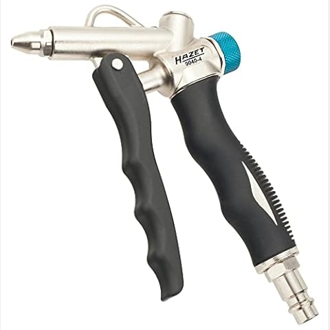 HAZET 2-Wege Ausblaspistole 9040-4 - Luftanschluss an Kopf oder Griff, - ideal zum Entfernen von feinen Verschmutzungen an schwer zugänglichen Stellen - mit robustem Aluminiumgehäuse Cover
