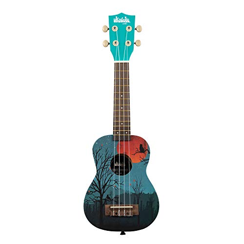 Kala UK-MOONRISE Ukulélé soprano Moonrise - Les Beatles, Paul McCartney, John Lennon, RIngo Starr, George Harrison Kala UK-MOONRISE Ukulélé soprano Moonrise