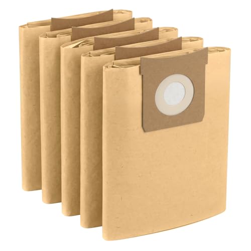 SPARES2GO Sacs à poussière robustes pour aspirateurs Mac Allister MAC25-S, MAC19-PRMAC22-PRMWVPAll 20/30, 16 L, 20 L et 30 L (lot de 5)