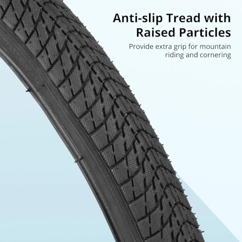 20 inch Bike Tire, 2 Pack 20×1.75 Bike Tires and 20×1.5-1.75