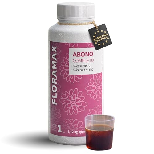 Fertilizante Floramax Abono Líquido para Plantas con Flores Estimula la Floración Colores Intensos y Mayor Duración Ideal para Rosales Orquídeas Hortensias 1L | FERTILIS