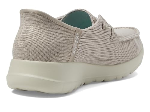 Skechers Women's Hands Free Slip-Ins Go Walk Joy Moc Toe Casual Shoe Sneaker, Taupe, 10