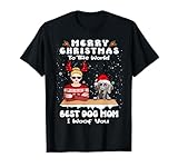 Photo Gallery weimaraner christmas to the world best dog mom funny xmas maglietta Photo Gallery weimaraner christmas to the world best dog mom funny xmas maglietta