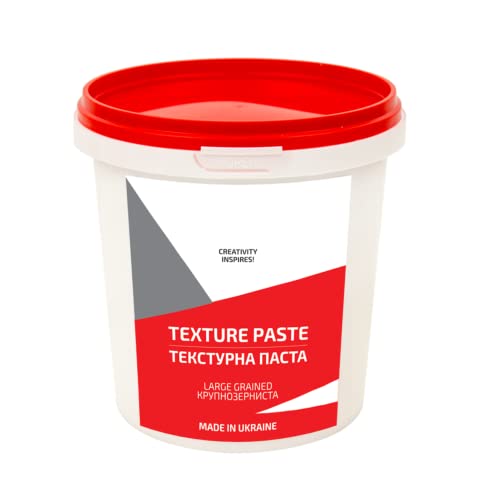 ✅ VARIETÀ NELL’APPLICAZIONE: Questa pasta rilievo per texture può essere mischiata con vernici acriliche. Questo stucco artistico conserva il 95% del colore
