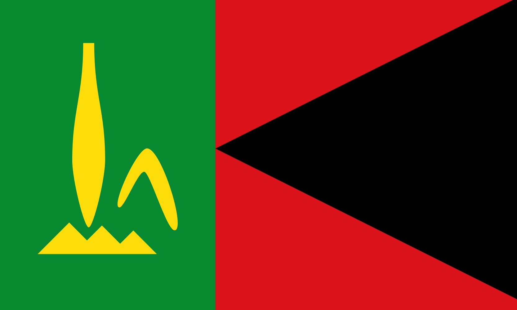 Drapeau Vanuatu 1977-1978 People's Provisional Government en tissu renforcé durable