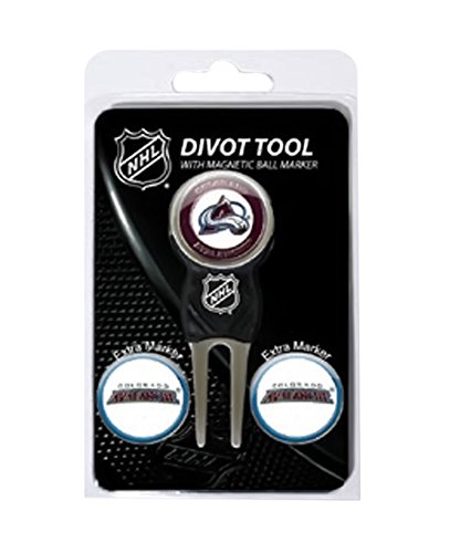 NHL Colorado Avalanche Sports Team Logo Divot Tool Pack