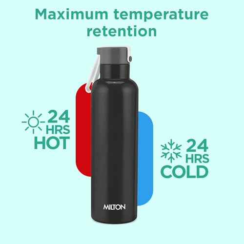 Milton Felice 900 715ml Black Water Bottle - Image 5