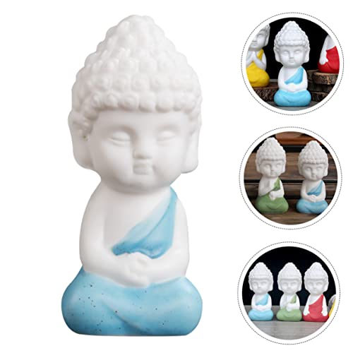 Petit moine Bouddha décoratif idéal contre le stress à la maison - 2