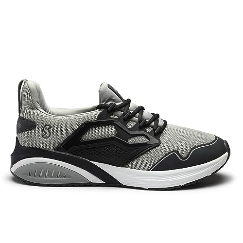 Image of SOLETHREADS Racer Athleisure Sneakers Shoes for Men | Lightweight |Trendy| High Ankle Shoes | Memory Foam Sole | Cushioned Insole | Slip-Resistance | Premium Sneakers Shoes for Men