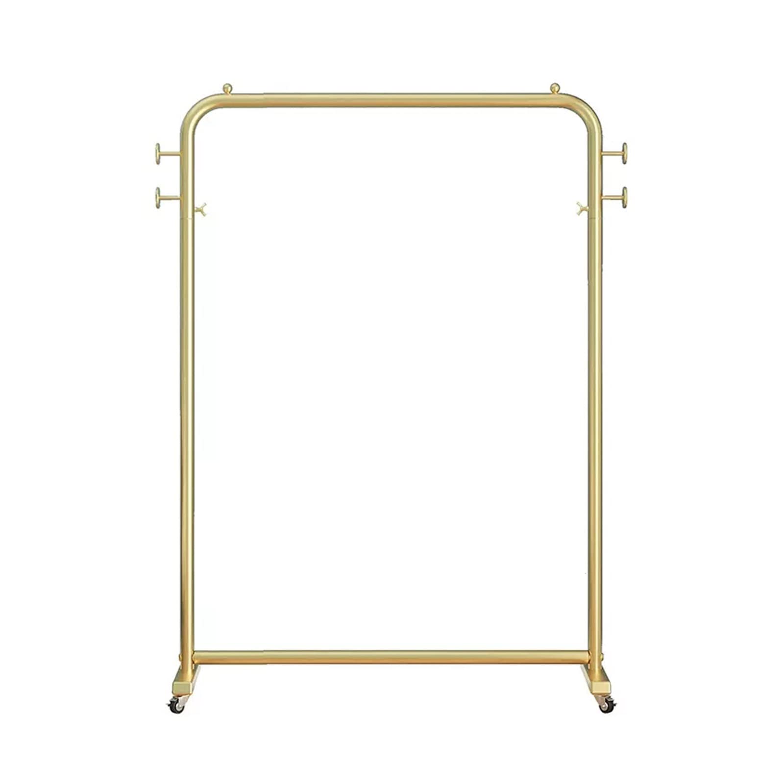 Dh2yjnbf3 Standing Light Luxury Ground Coat Rack Home Simple Sun Student Dormitory Bedroom Hanging Clothes Multifunctional With Wheels Hallway