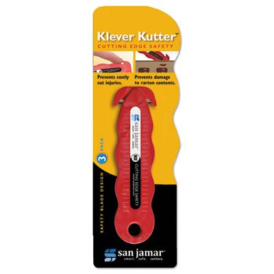 Janitorial Supplies SJMKK403 - Klever Kutter Manual-Retractable Safety Cutter