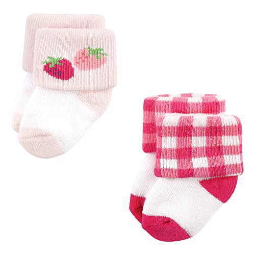Image of Hudson Baby Baby 8-pack Cotton Rich Newborn and Terry Socks