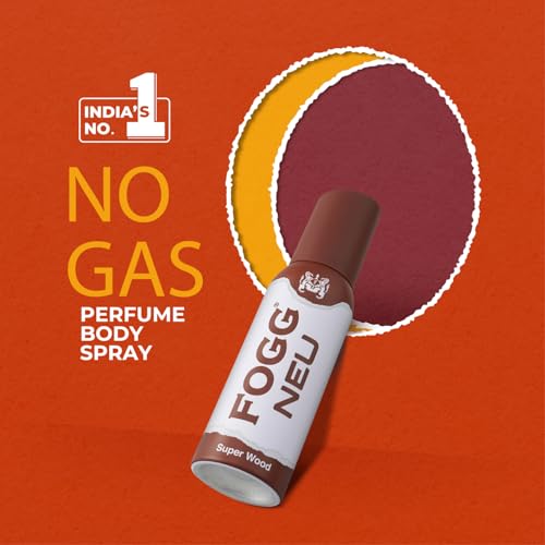 Image of Fogg Neu Super Wood|No Gas| Long Lasting Perfume Deodorant Spray for Men -120 ML