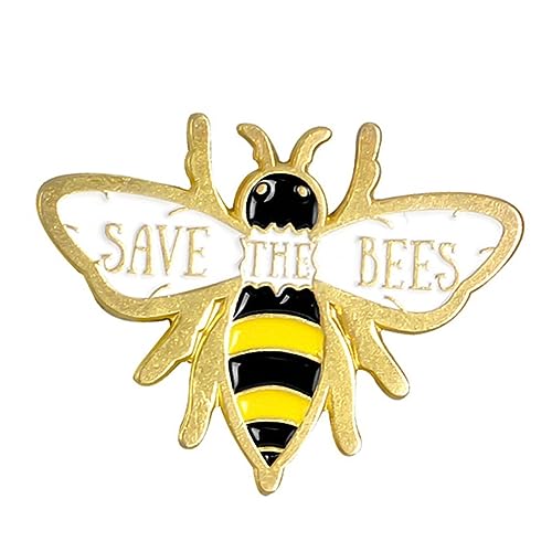 Broche abeille femme avec fixation sécurisée pour customiser une veste