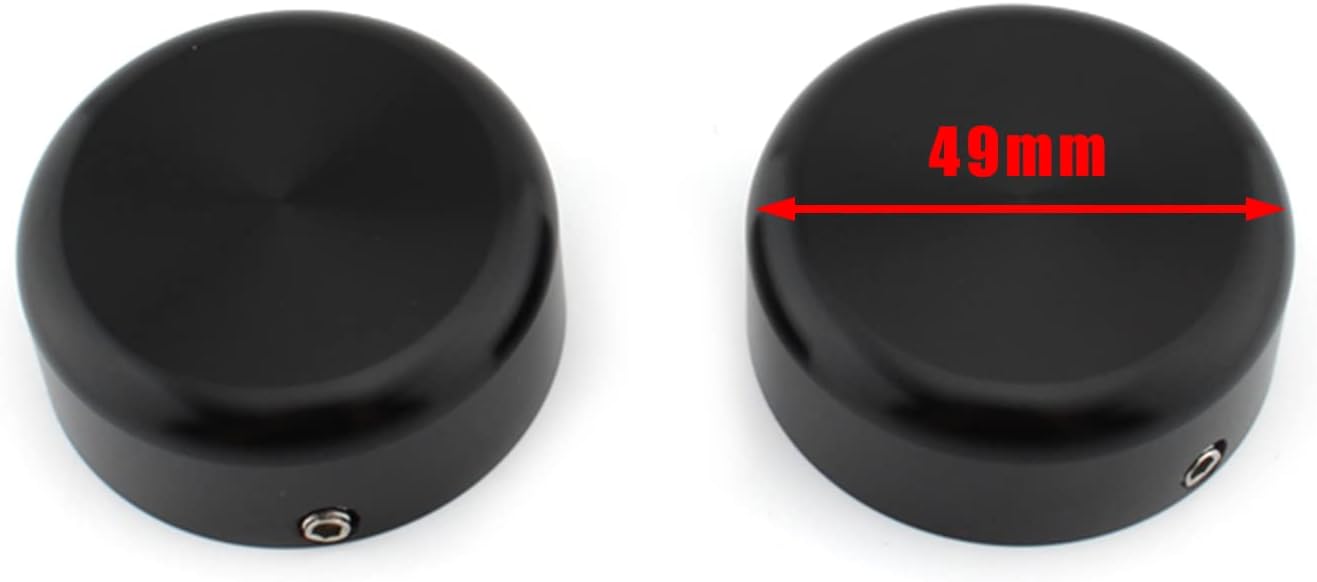 Black Accessories COVER CAPS FORK For Sportster S 1250 RH1250 S 2021-2023