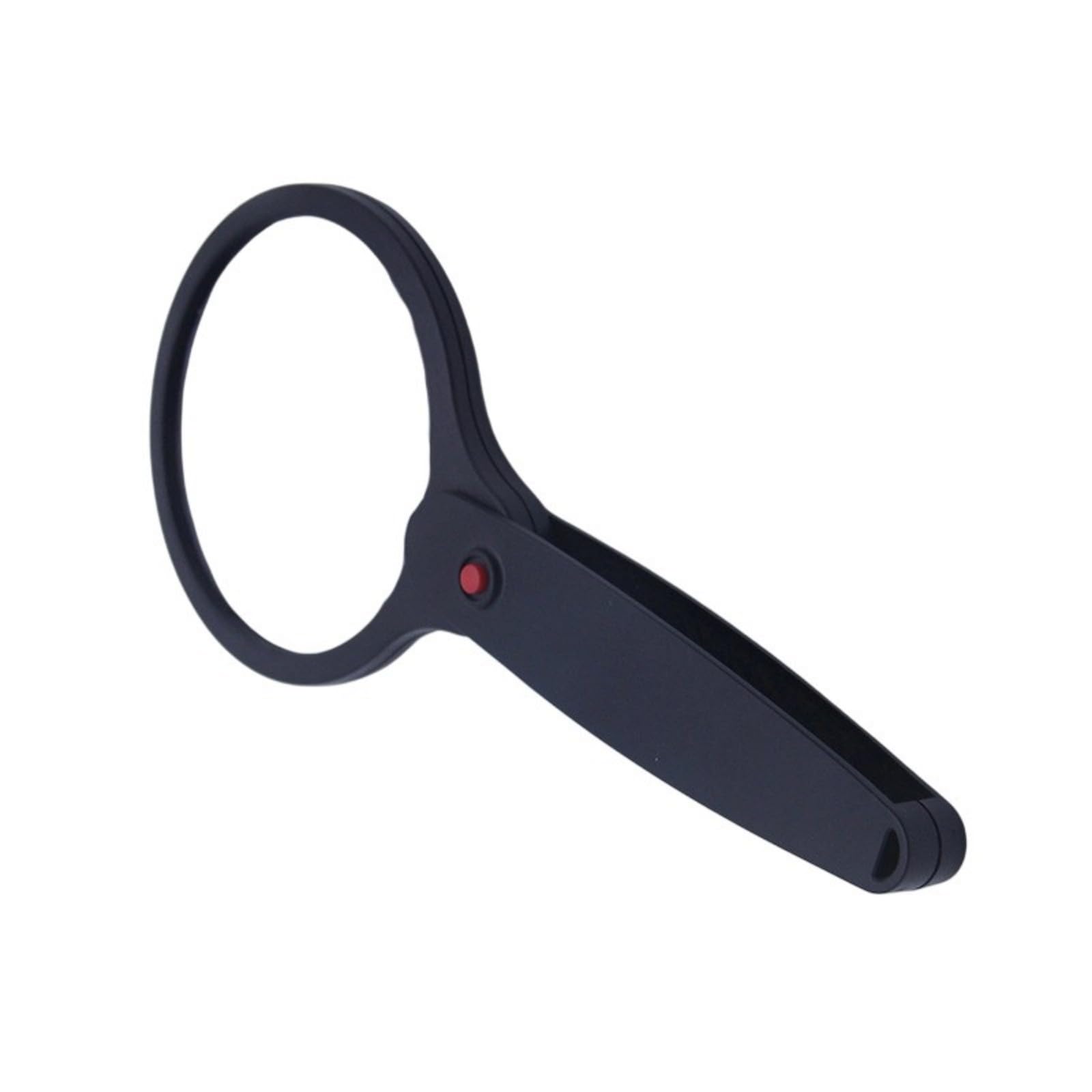 3X Magnifier Lens Handheld Eye Loupe for Stamps Coin Inspection Newspaper Reading Foldable Glass Permanent Acrylic Glass