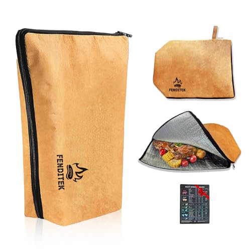 Manta BBQ para reposar carne con guía de ahumado 21 in miniatura 1