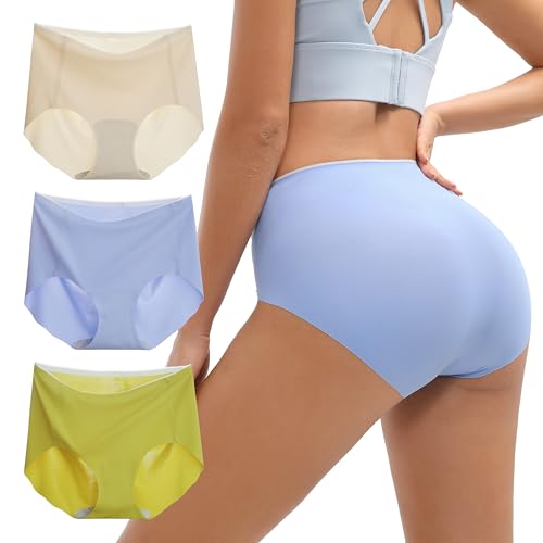 INNERSY Women's Seamless No Show Underwear Quick Dry Panties Nylon