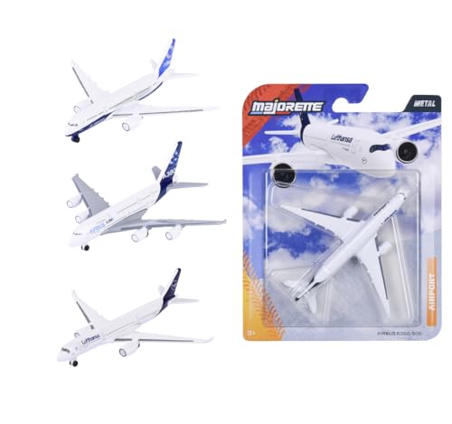 Majorette Avión de pasajeros Metal Escala 1:64 11 cm con Rueda Libre licencias Oficiales Surtido – envío Aleatorio para niños Desde 3 años (8503001000)