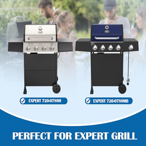 Image of SafBbcue Grill Parts Kit for Home Depot Nexgrill 4 burner 720-0830H 720-0830A 720-0783E 720-0783C Replacement Parts for Expert Grill 720-0789H Stainless Steel Heat Plates & Cooking Grates for Nexgrill