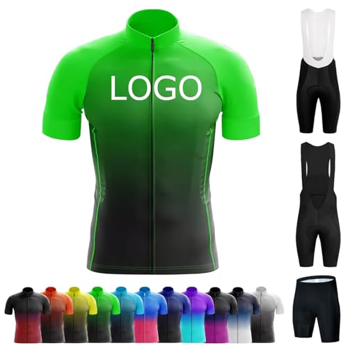 COITROZR Maillot Ciclismo Personalizado para Hombre & Mujer Ropa Ciclismo Mountain Bike de Ligero Secado Rápido con Logotipo del Equipo(D)