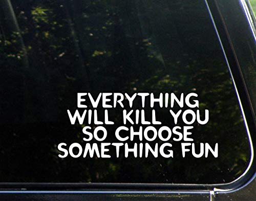 Everything Will Kill You So Choose Something Fun - 8-3/4"